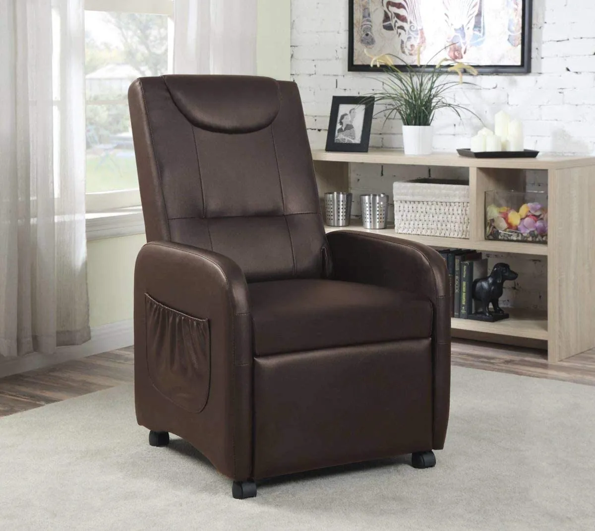 LUXURY SERIES/ 610 GAMING RECLINER (BROWN)