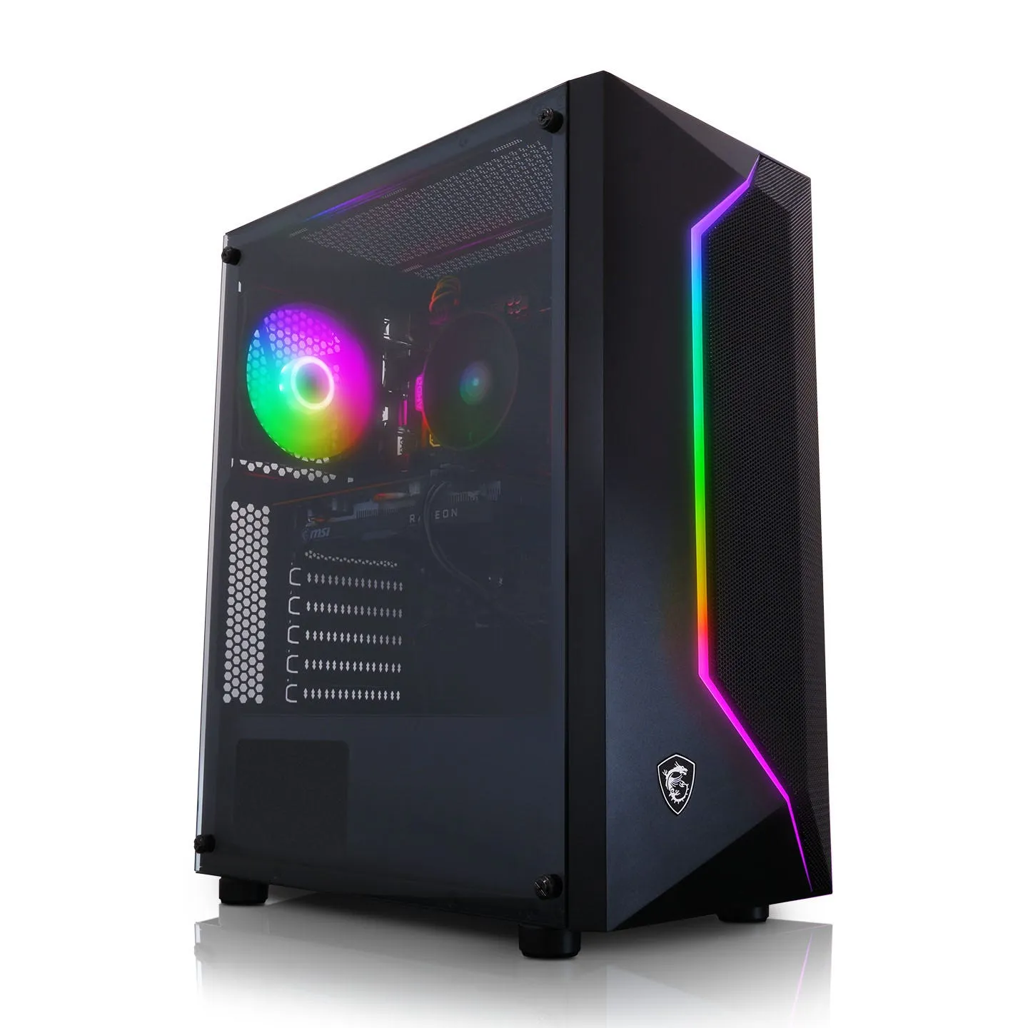 LWS Entry to Mid-Range Gaming VR Ready PC Nvidia MSI GTX 1650 4GB DDR5 Graphics  AMD Ryzen 5 4500 16GB RAM 512GB SSD Win11