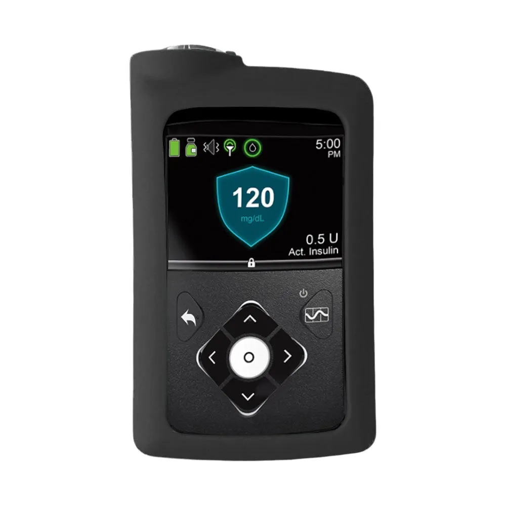 Medtronic Insulin Pump Gel Skin- Black