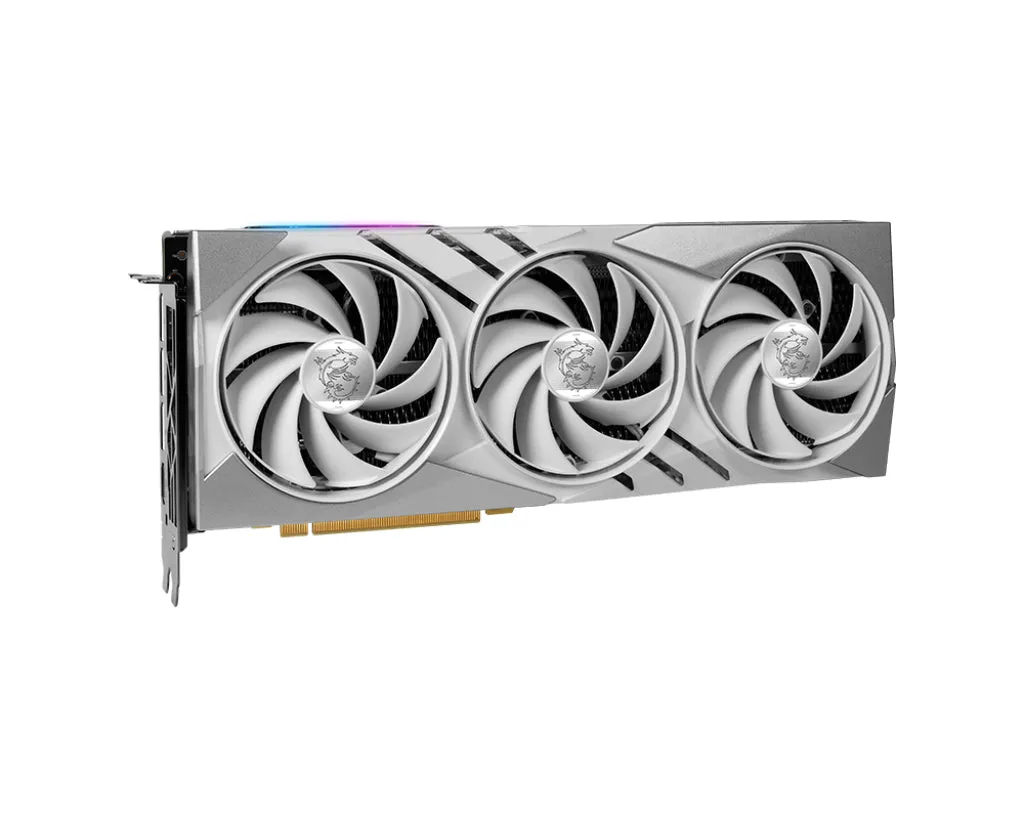 Msi Geforce Rtx 4070 Gaming X Slim White 12G - Graphics Card - Geforce Rtx 4070 - 12 Gb - White