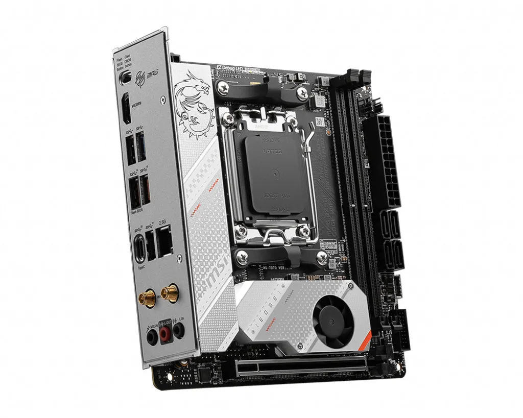 Msi Mainboard Mpg B650i Edge Wifi - Mini-Itx - Socket Am5 - Amd B650