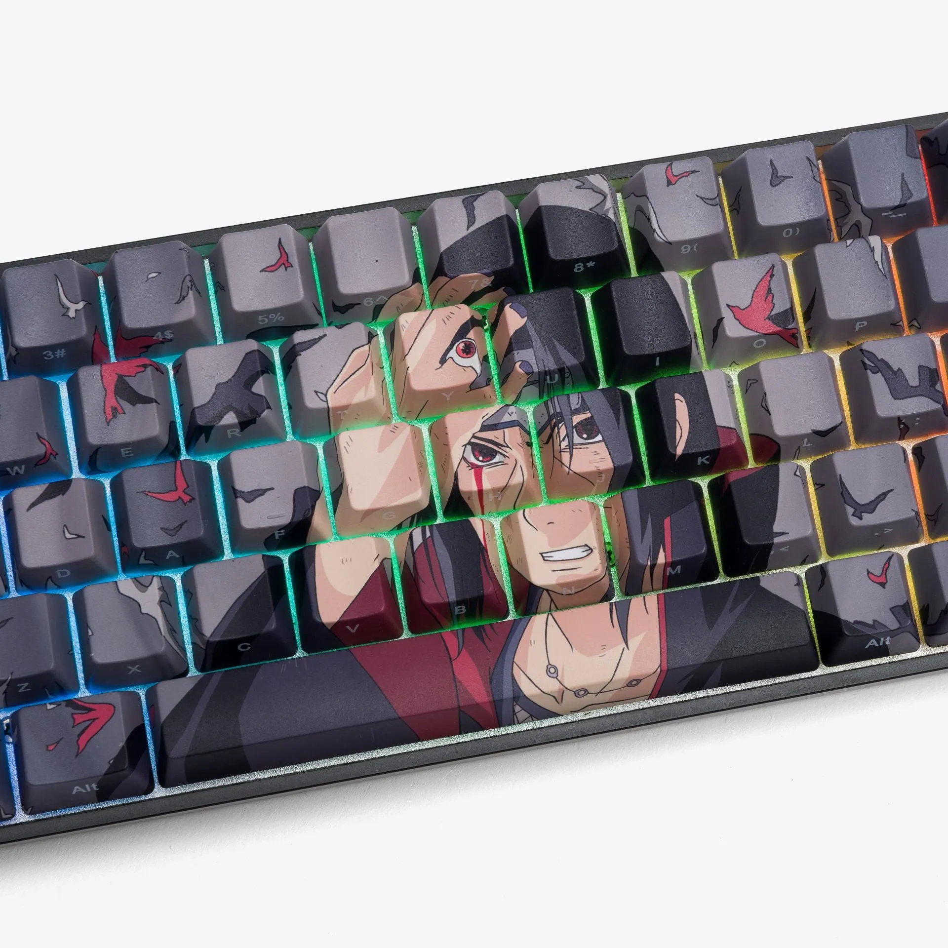 Naruto x HG Basecamp 65 Keyboard - Itachi