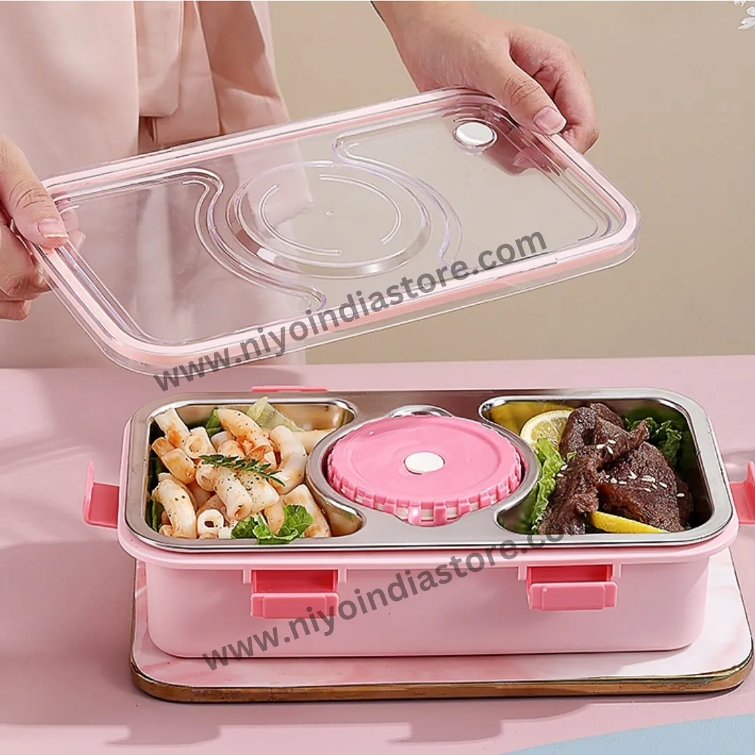 Niyo Tiffin Box, Stainless Steel Lunch Box, Lunch Boxes