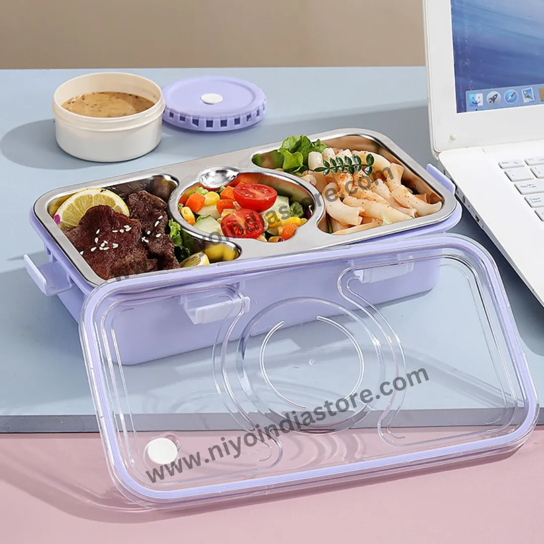 Niyo Tiffin Box, Stainless Steel Lunch Box, Lunch Boxes