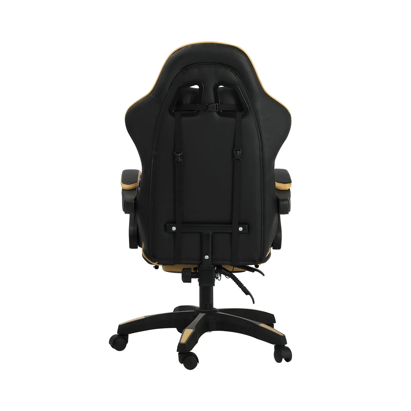 Oikiture Gaming Office Chair Massage Racing Recliner Computer Work Armrest Seat