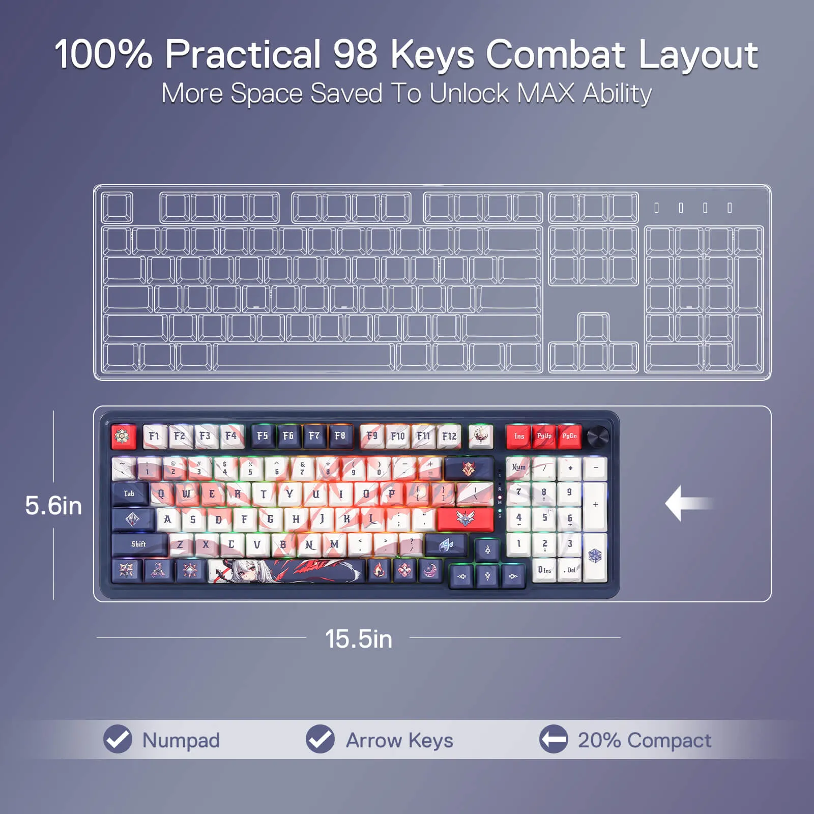 (Open-box) EISA K686 PRO SE Anime Keyboard