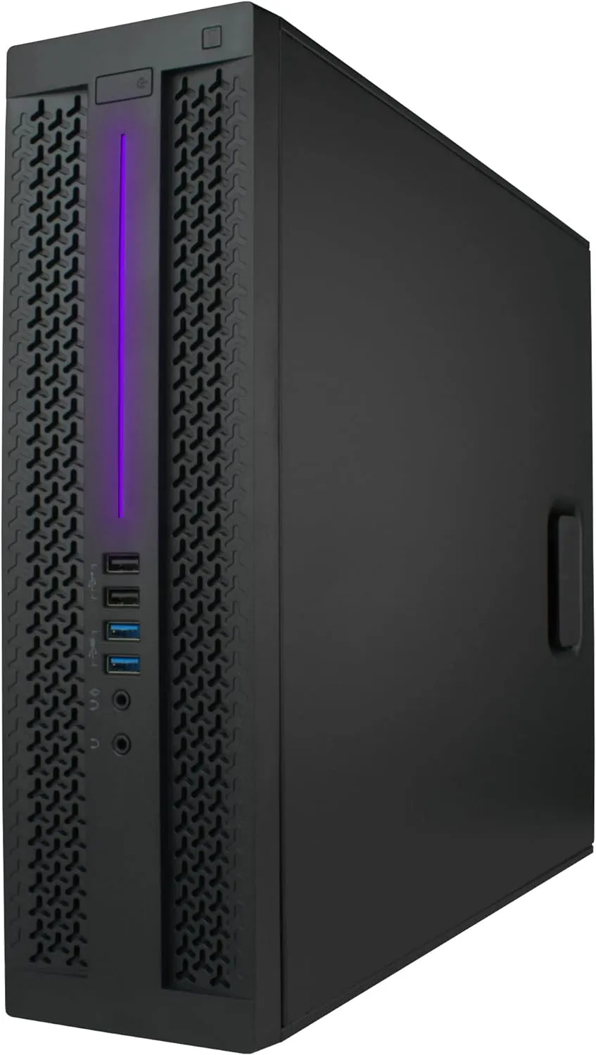 Periphio Iris Gaming PC Desktop Computer w/RGB Lighting | Intel Core i5-4690 3.9Ghz Turbo | GT 730 (2GB) | 8GB RAM | 500GB SSD |