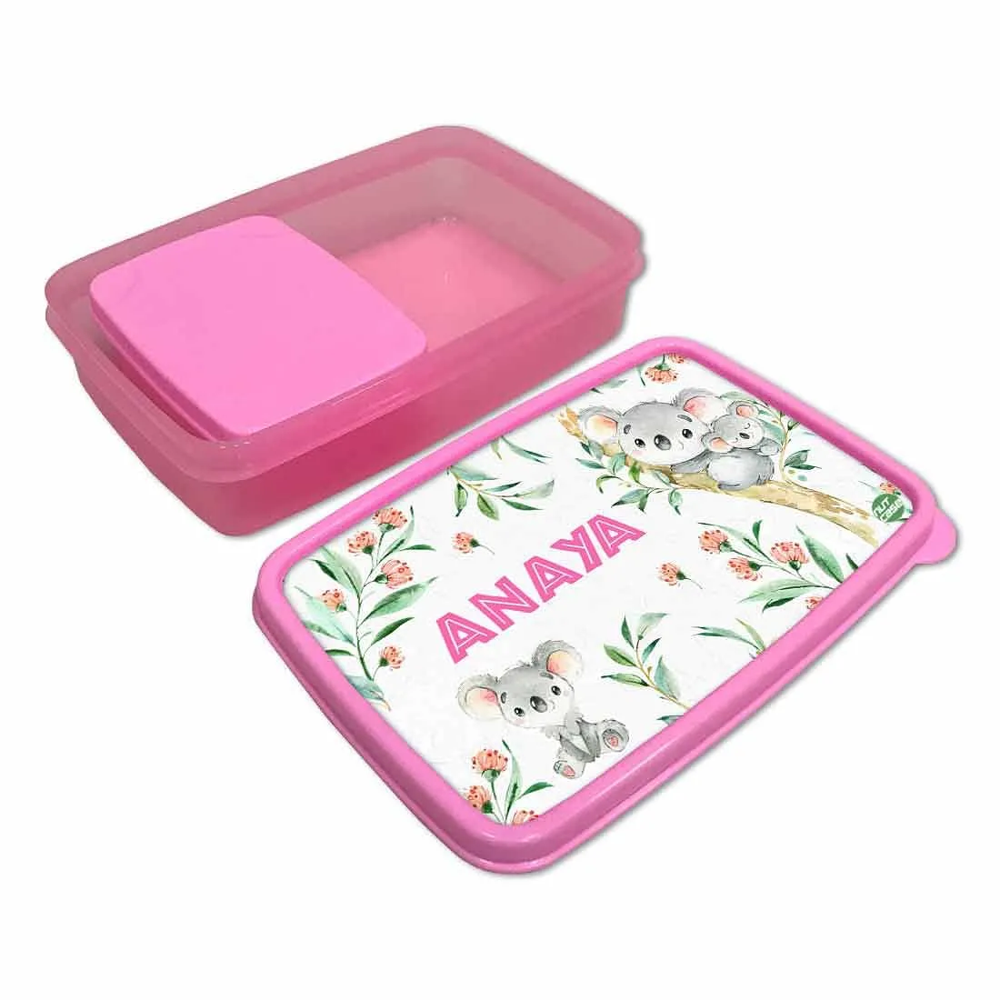 Personalized Lunch Box for Girls Ideal Return Gifts for Birthday - Cute Koala