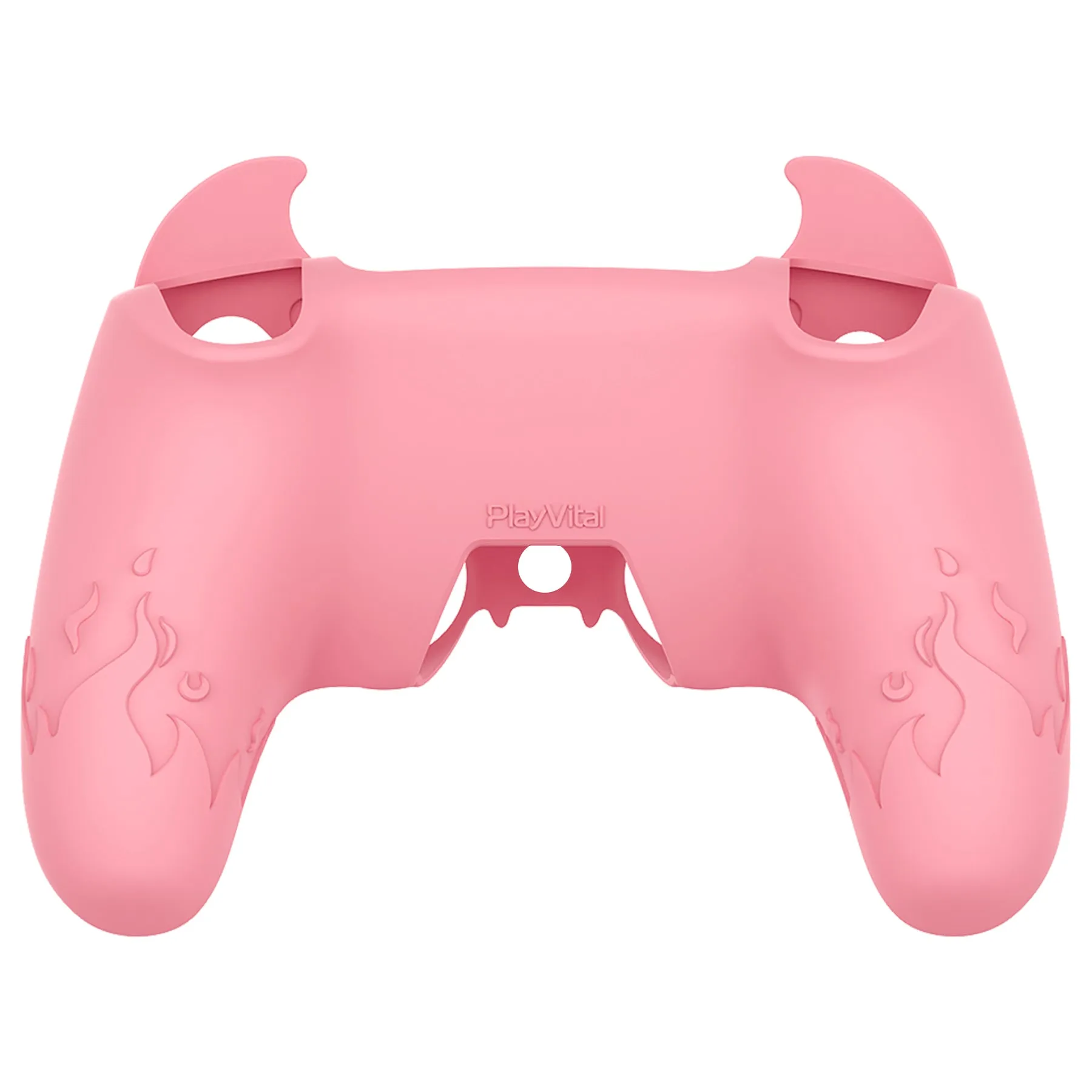 PlayVital Cute Demon Controller Silicone Case Compatible With PS5 Controller - Pink - DEPFP003