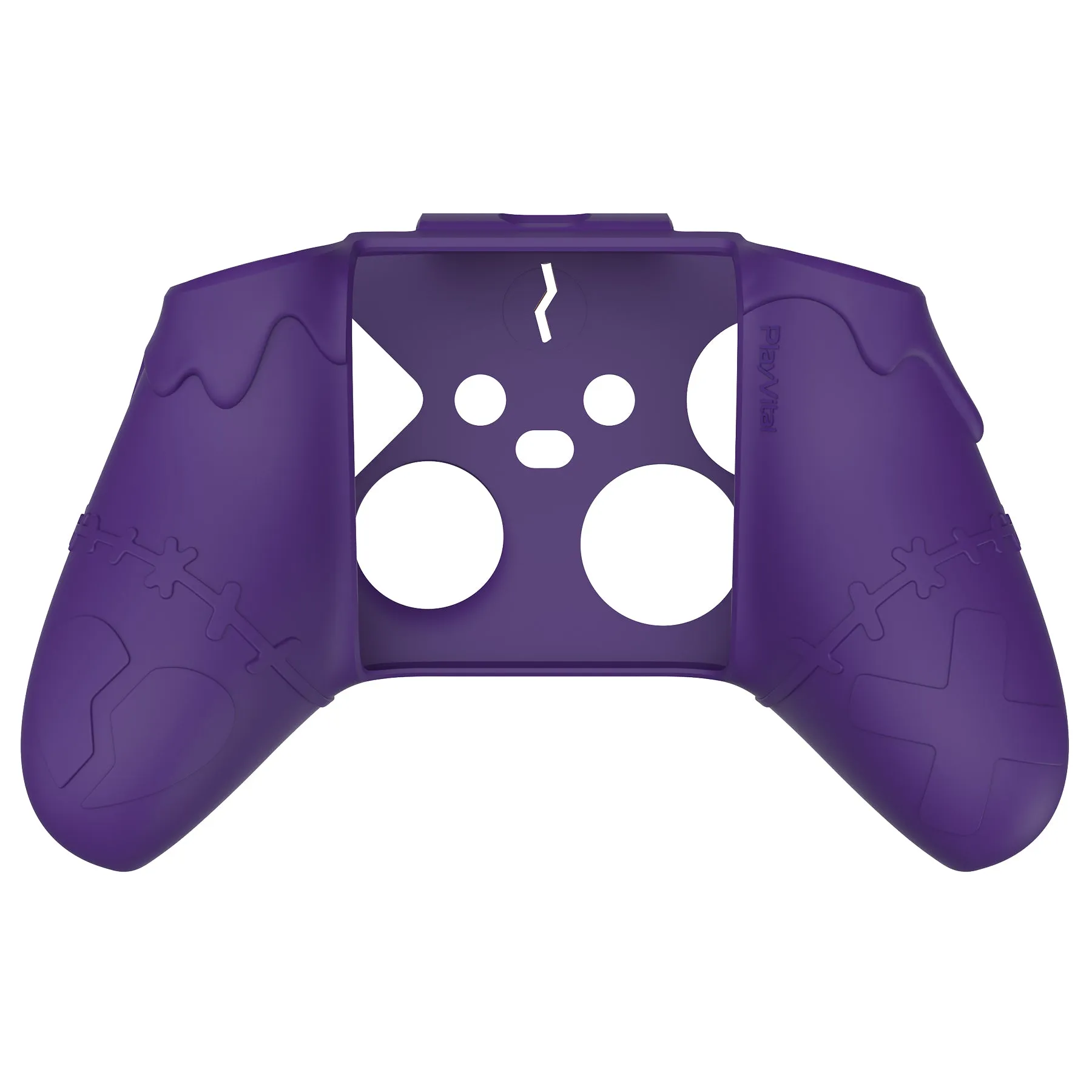 PlayVital Gothic Imp Series Cute Silicone Skin for Xbox Series X/S Controller, Anti-Slip Grip Silicone Cover, Protective Silicone Case for Xbox Core Controller with Thumb Grips - Purple - ZEEX3P002