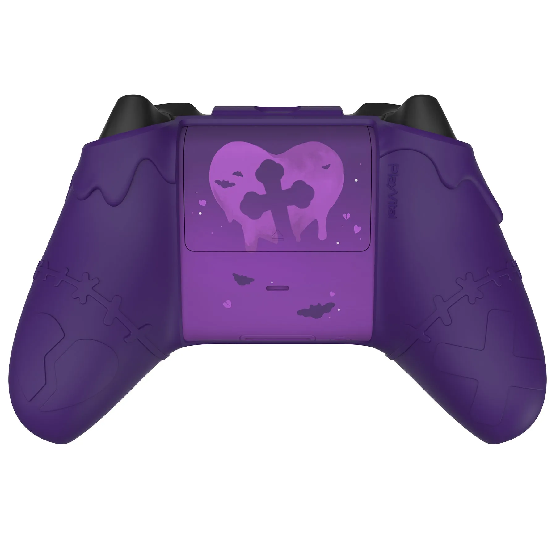 PlayVital Gothic Imp Series Cute Silicone Skin for Xbox Series X/S Controller, Anti-Slip Grip Silicone Cover, Protective Silicone Case for Xbox Core Controller with Thumb Grips - Purple - ZEEX3P002