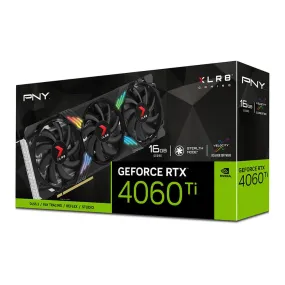 Pny 16Gb Rtx4060ti Xlr8 Gaming Verto Epic-X Rgb Oc 3Xdp/Hdmi Rtx 4060 Ti 16Gb Xlr8 Gaming Verto Epic-X Rgb Oc