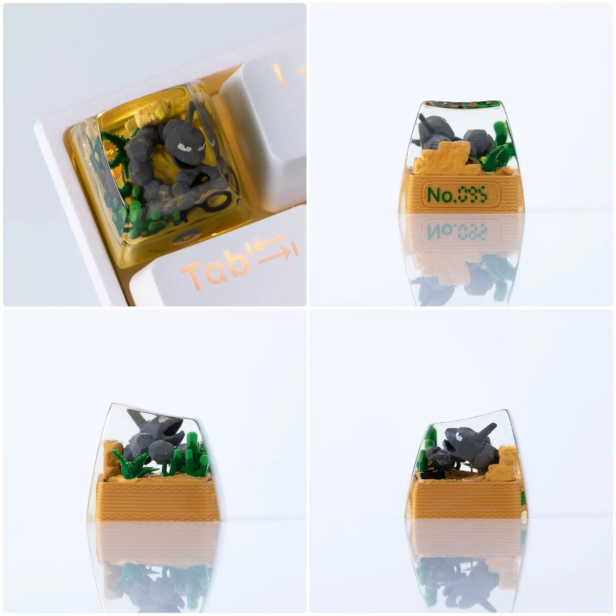 Pokemon Keycaps Handmade Artisan Resin Keycaps