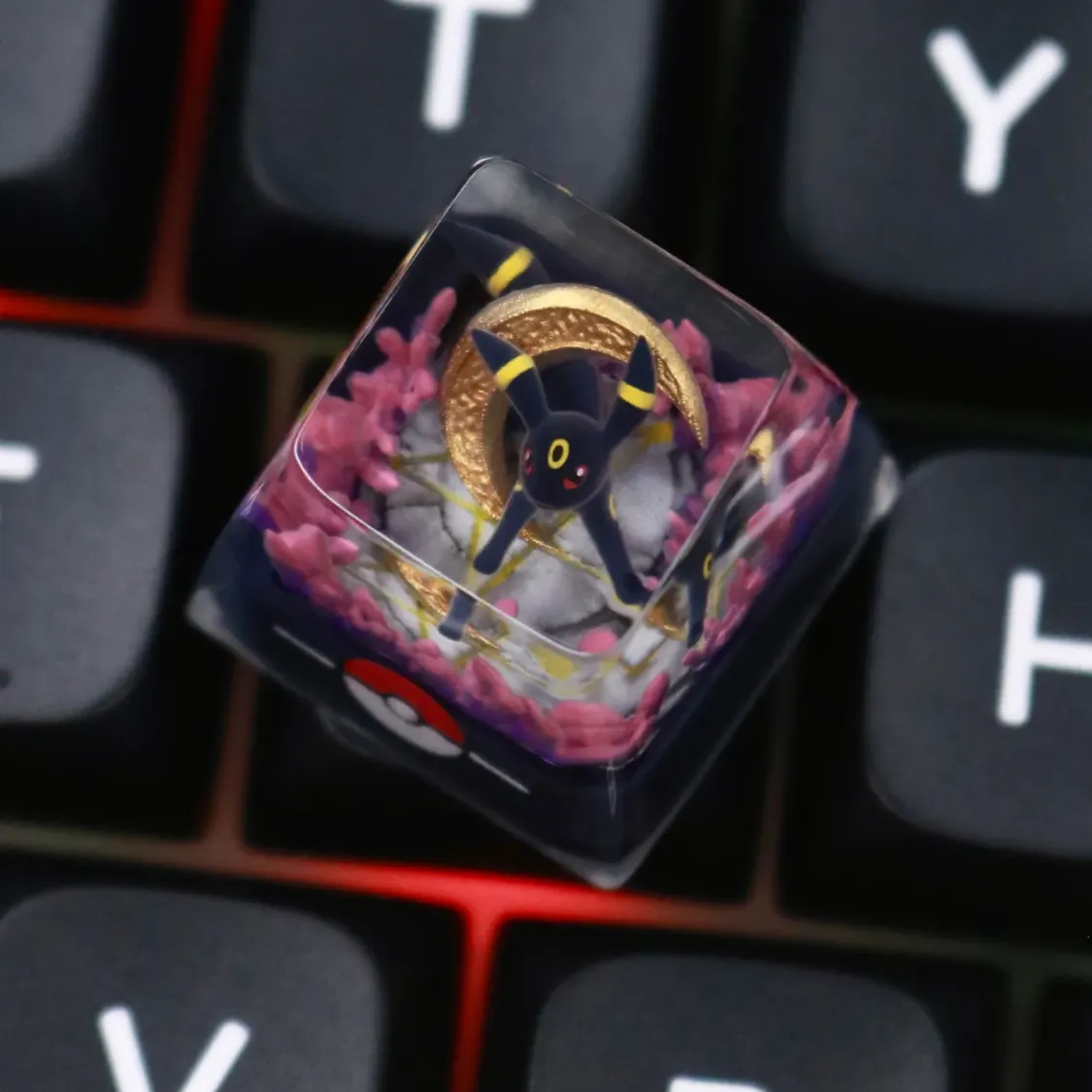 Pokemon Keycaps Handmade Artisan Resin Keycaps