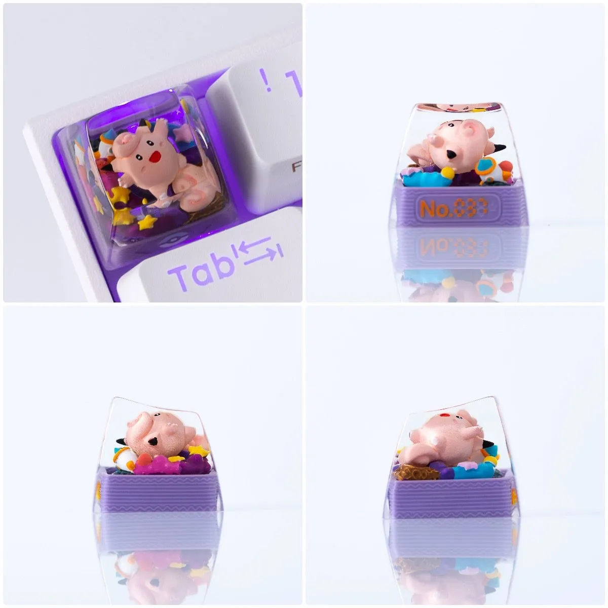 Pokemon Keycaps Handmade Artisan Resin Keycaps