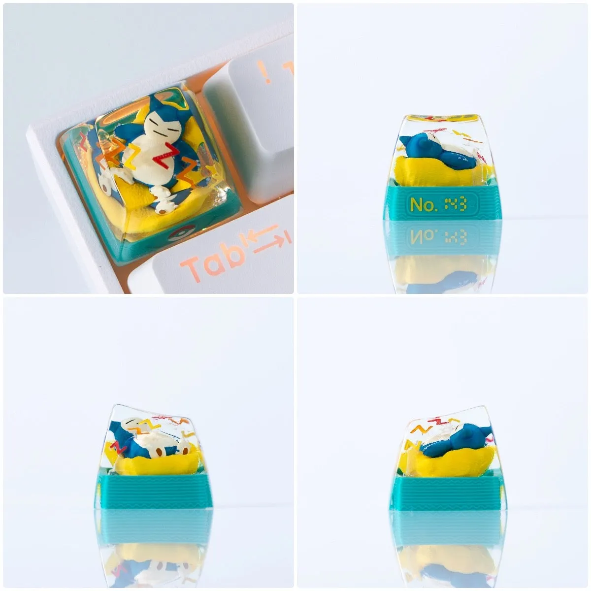 Pokemon Keycaps Handmade Artisan Resin Keycaps