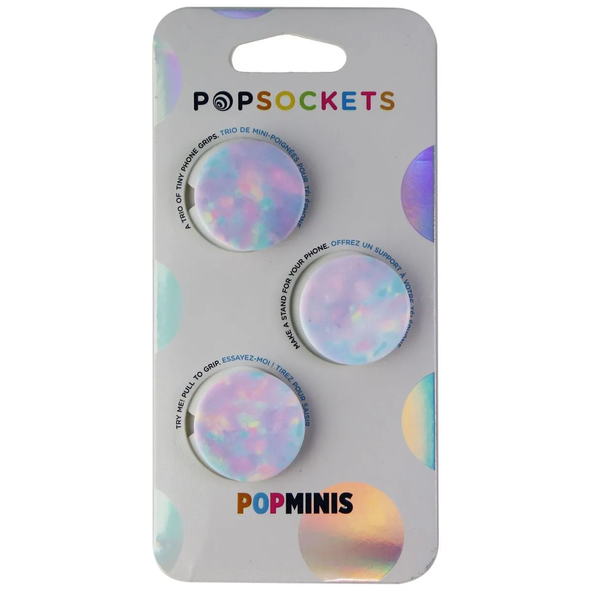 PopSockets PopMinis: Mini Grips for Phones & Tablets (3 Pack) - Moonstone Mood