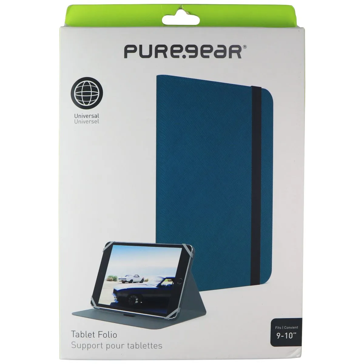 PureGear Universal Folio Case for All 9 to 10-inch Tablets - Teal