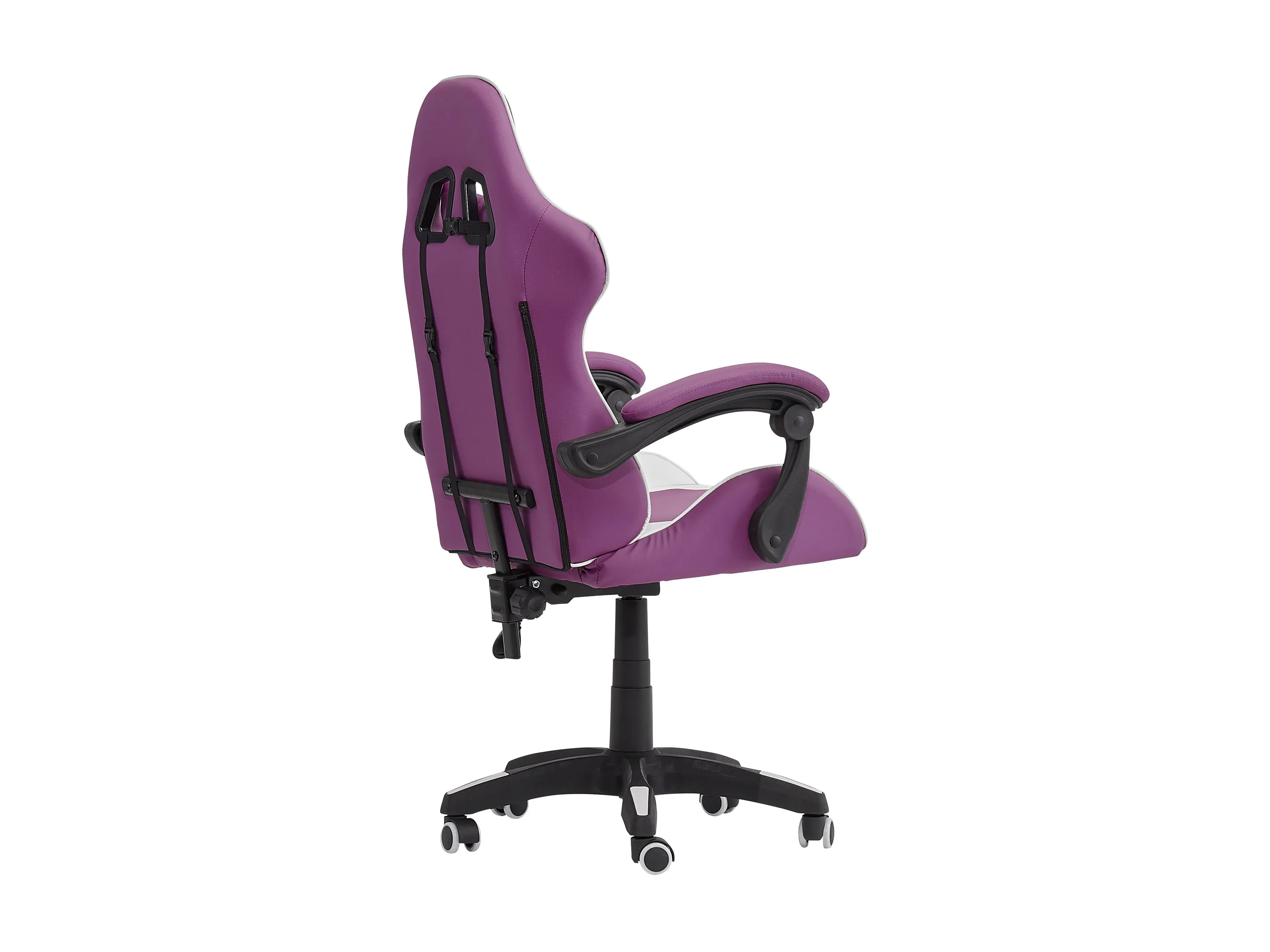 Purple and White Gaming Office Chair