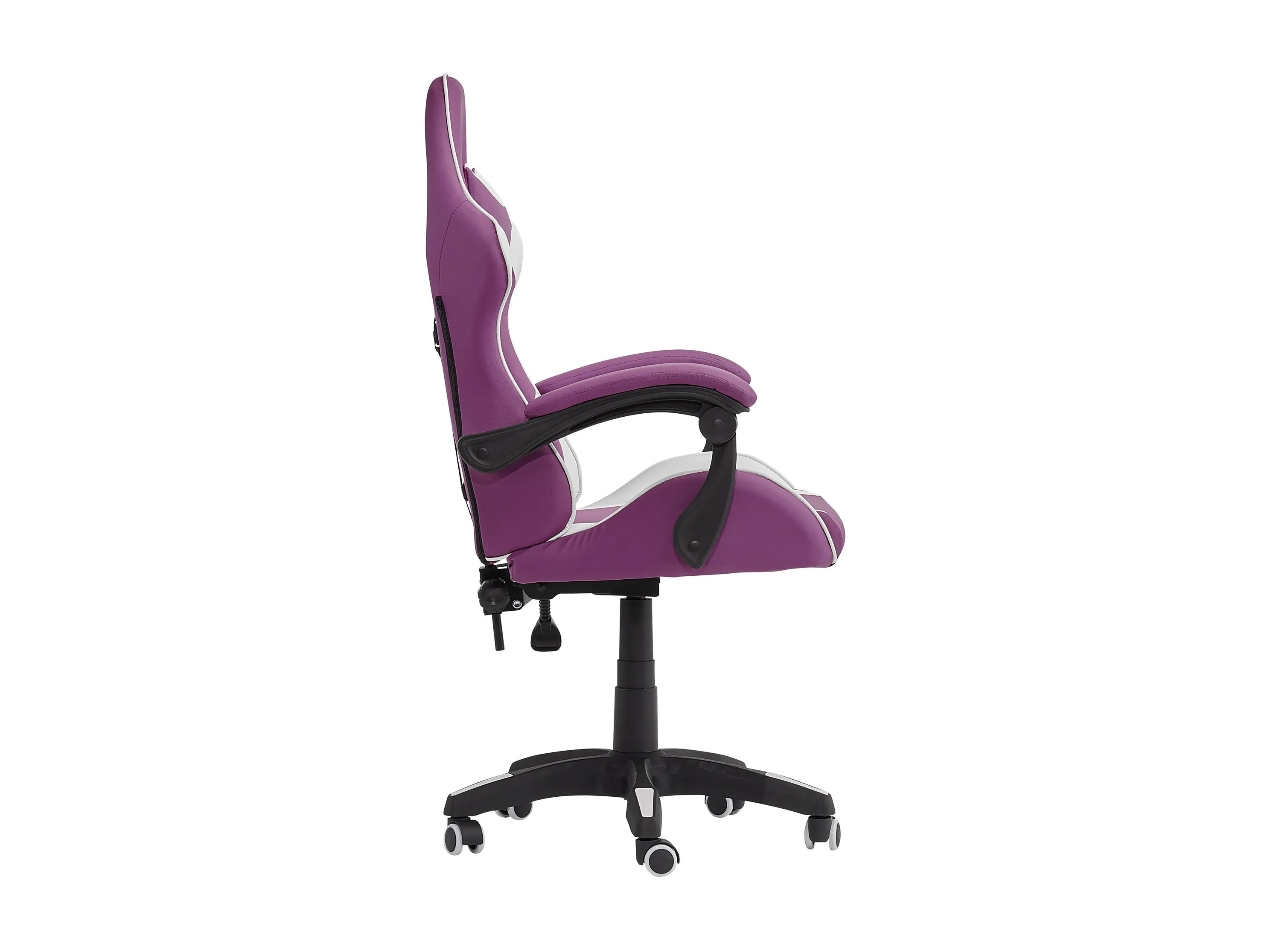 Purple and White Gaming Office Chair