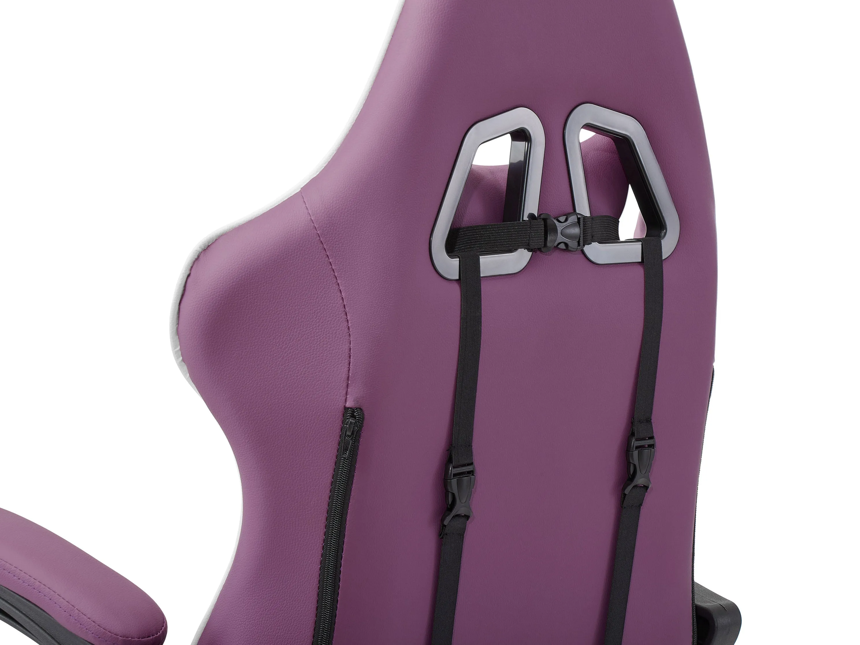 Purple and White Gaming Office Chair