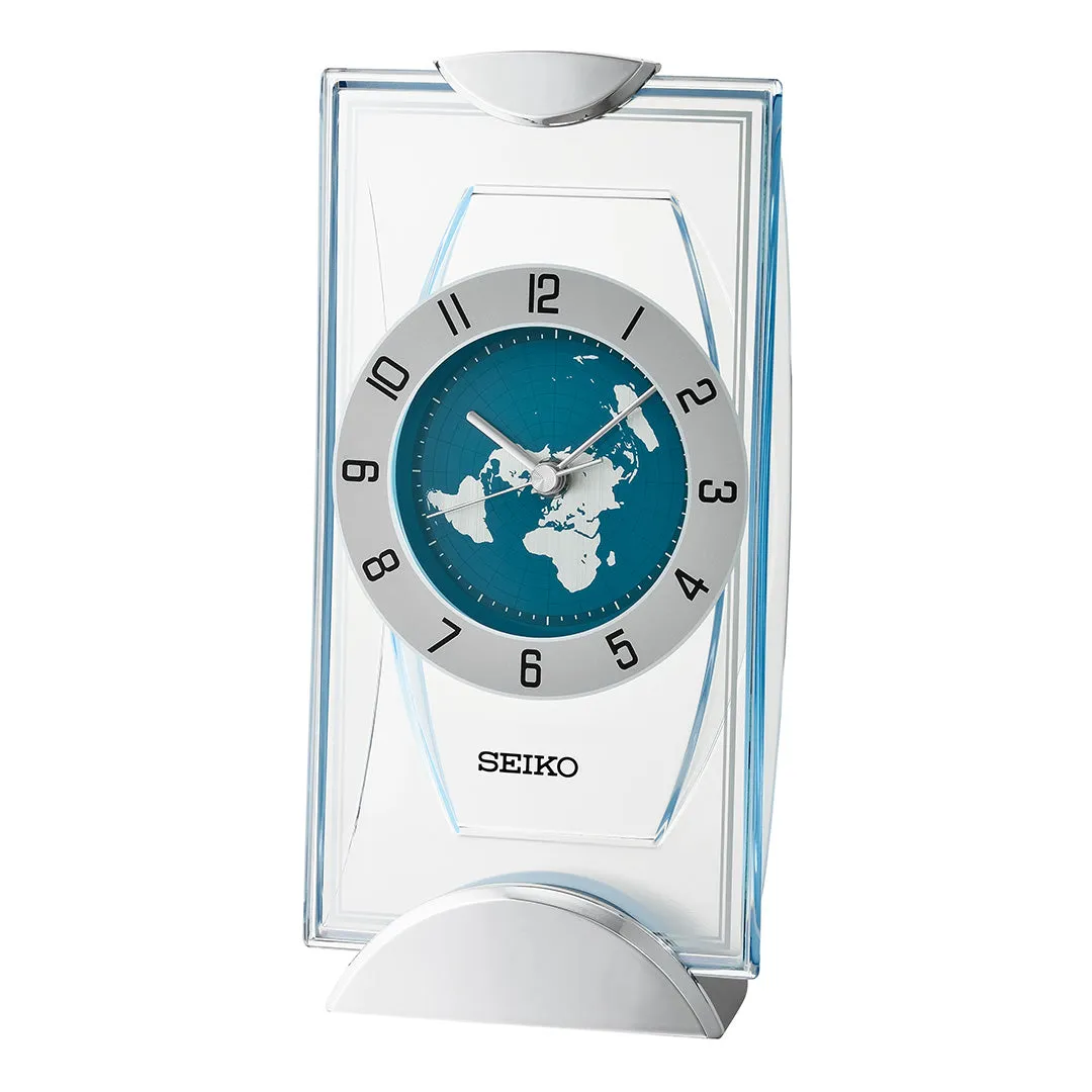 QXG152S Peacock Blue Dial World Desk Clock