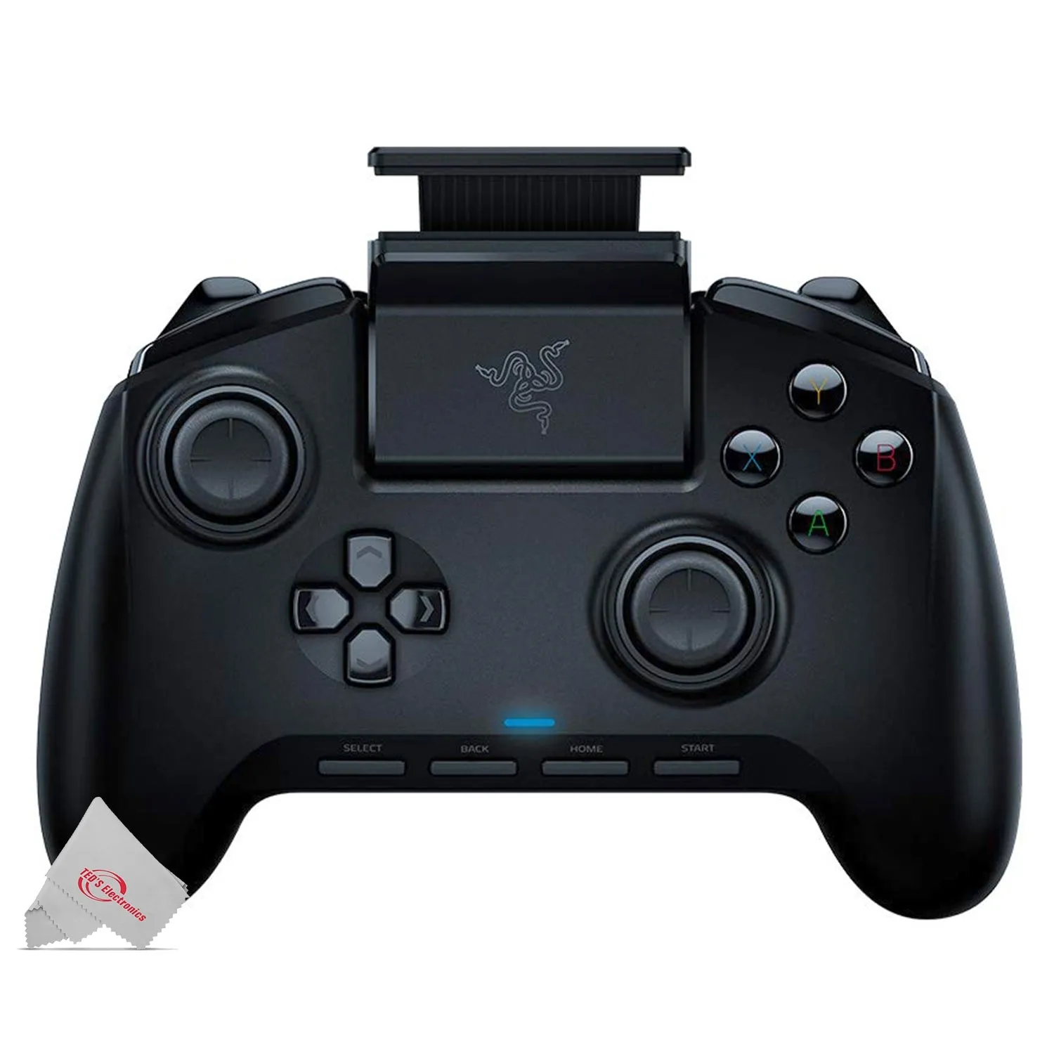 Razer Raiju Mobile: Ergonomic Multi-Function Button Layout - Hair Trigger Mode - Adjustable Phone Mount - Mobile Gaming Controller for Android