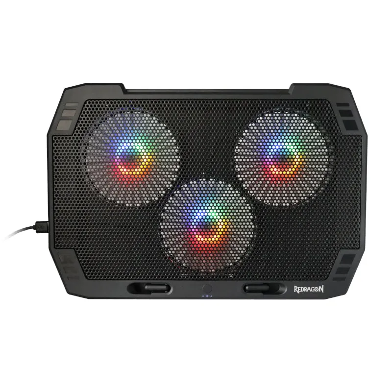 Redragon Dual Usb 3 Fan Rgb Gaming Notebook Stand