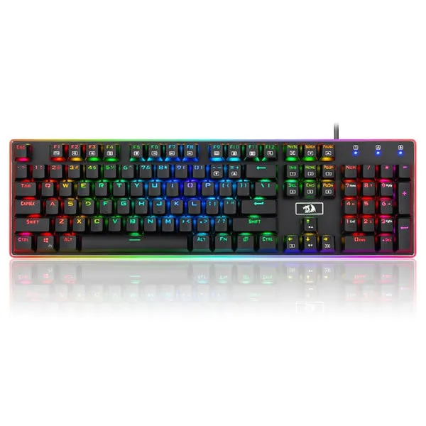 REDRAGON RATRI Silent RGB Mechanical Gaming Keyboard – Black