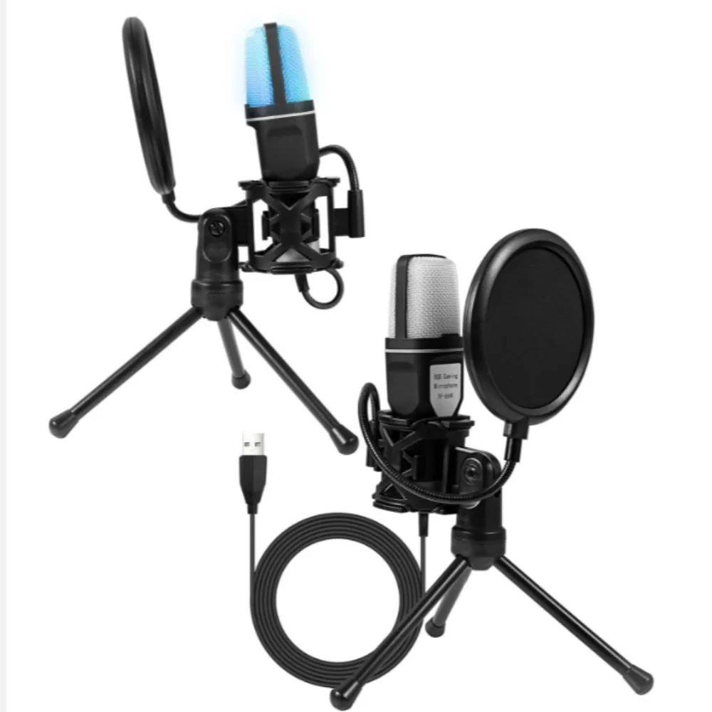 RGB Gaming Desktop Microphone