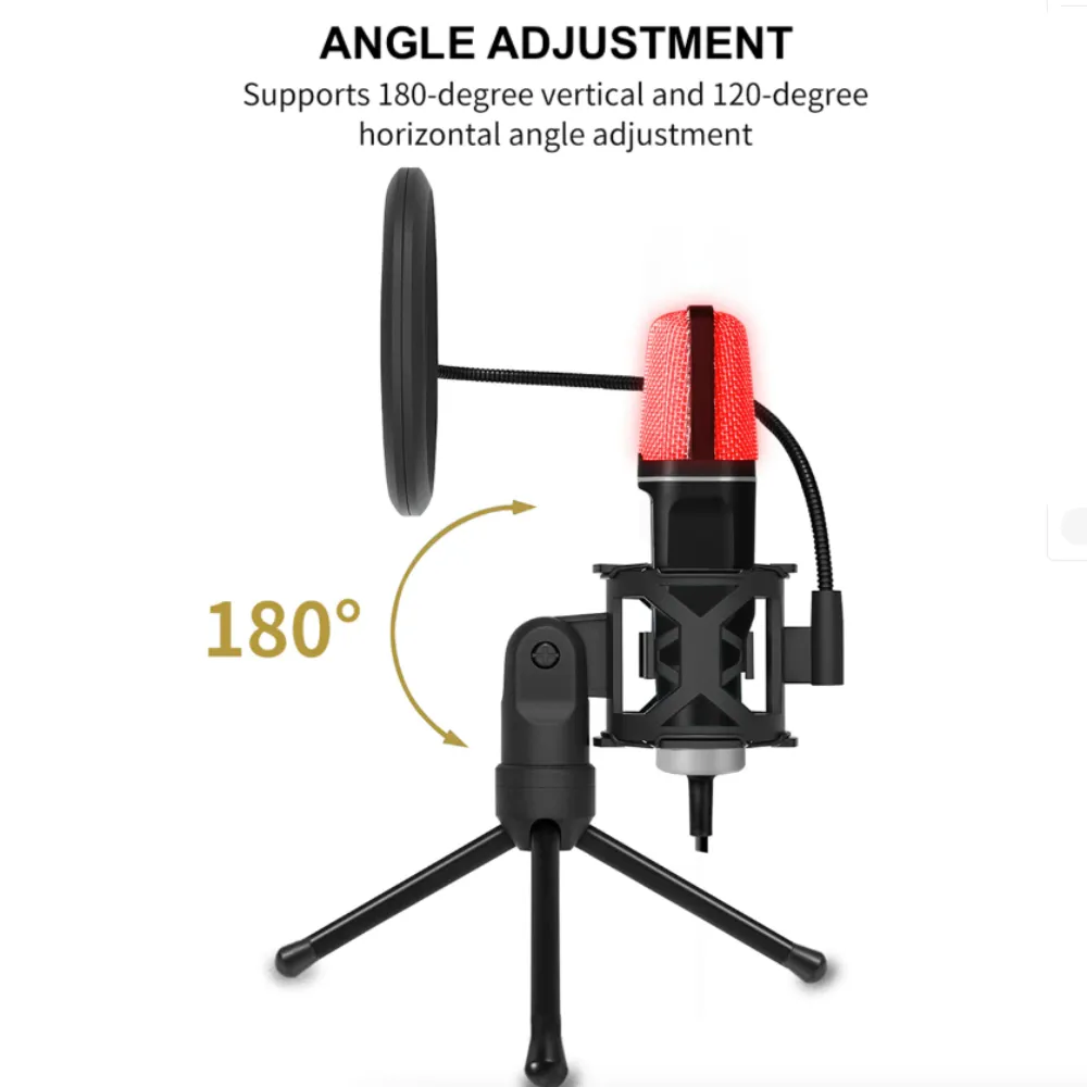 RGB Gaming Desktop Microphone