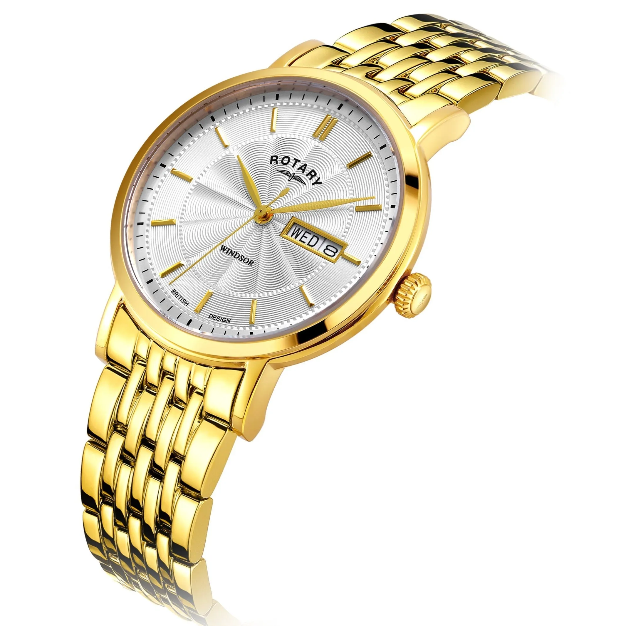 Rotary Windsor Men's Gold PVD Watch GB05423/02