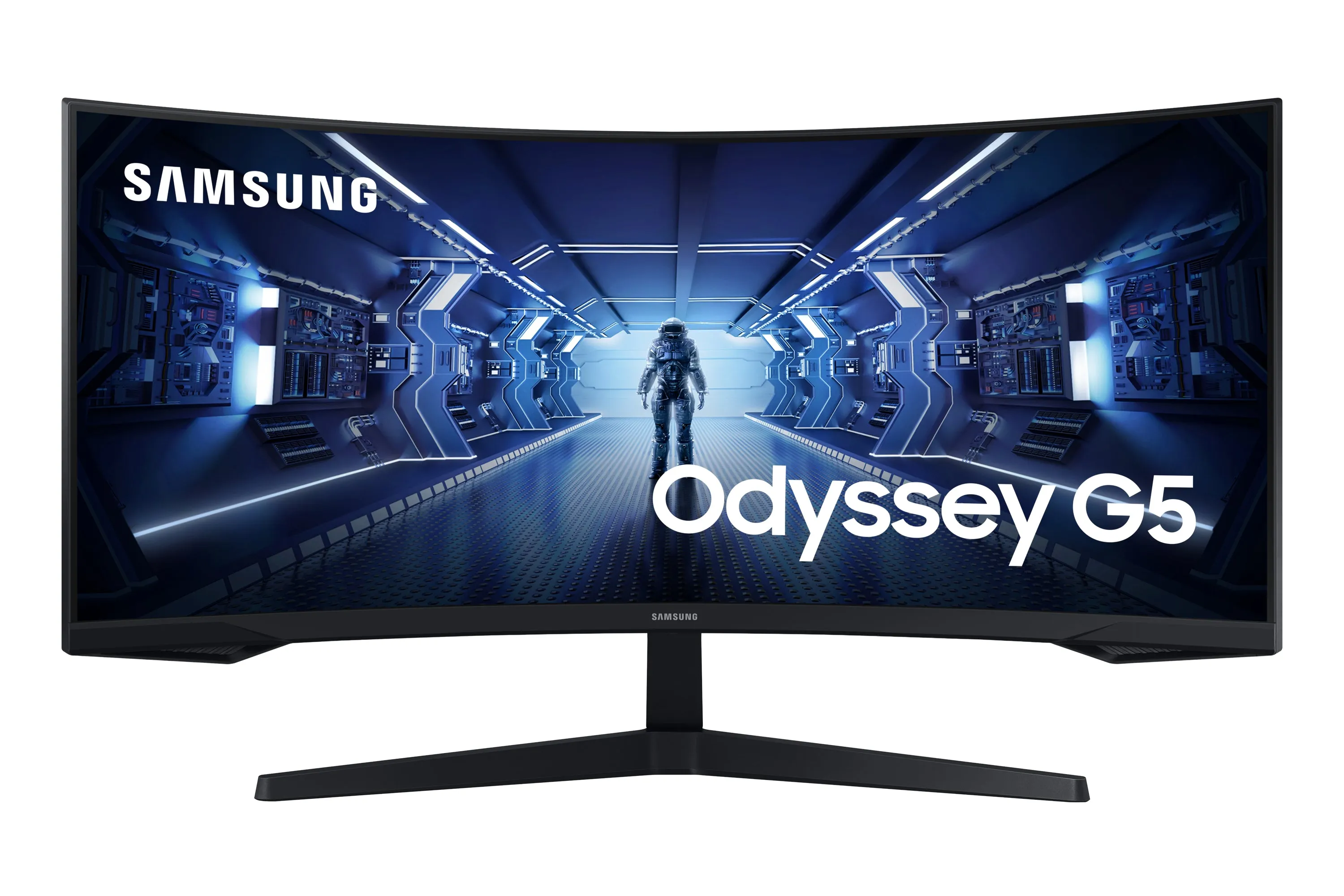 Samsung Curved Gaming Monitor Odyssey G5 - 86.4 Cm (34") - 3440 X 1440 Wqhd