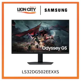 Samsung LS32DG502EEXXS 32" Odyssey G5 G50D QHD 180Hz Gaming Monitor