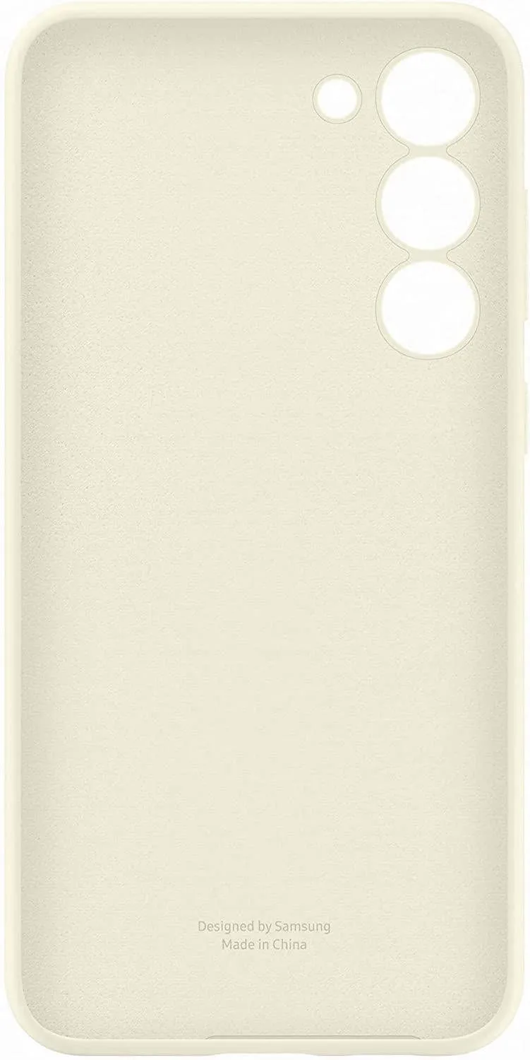 Samsung Silicone Case For Galaxy S23 Plus Cotton-B0BM4YQS7F