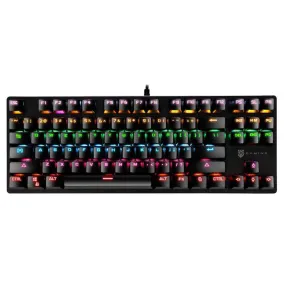 SAS Gaming SG550 RGB Mechanical Keyboard TKL Wired LED Backlit Blue Switch