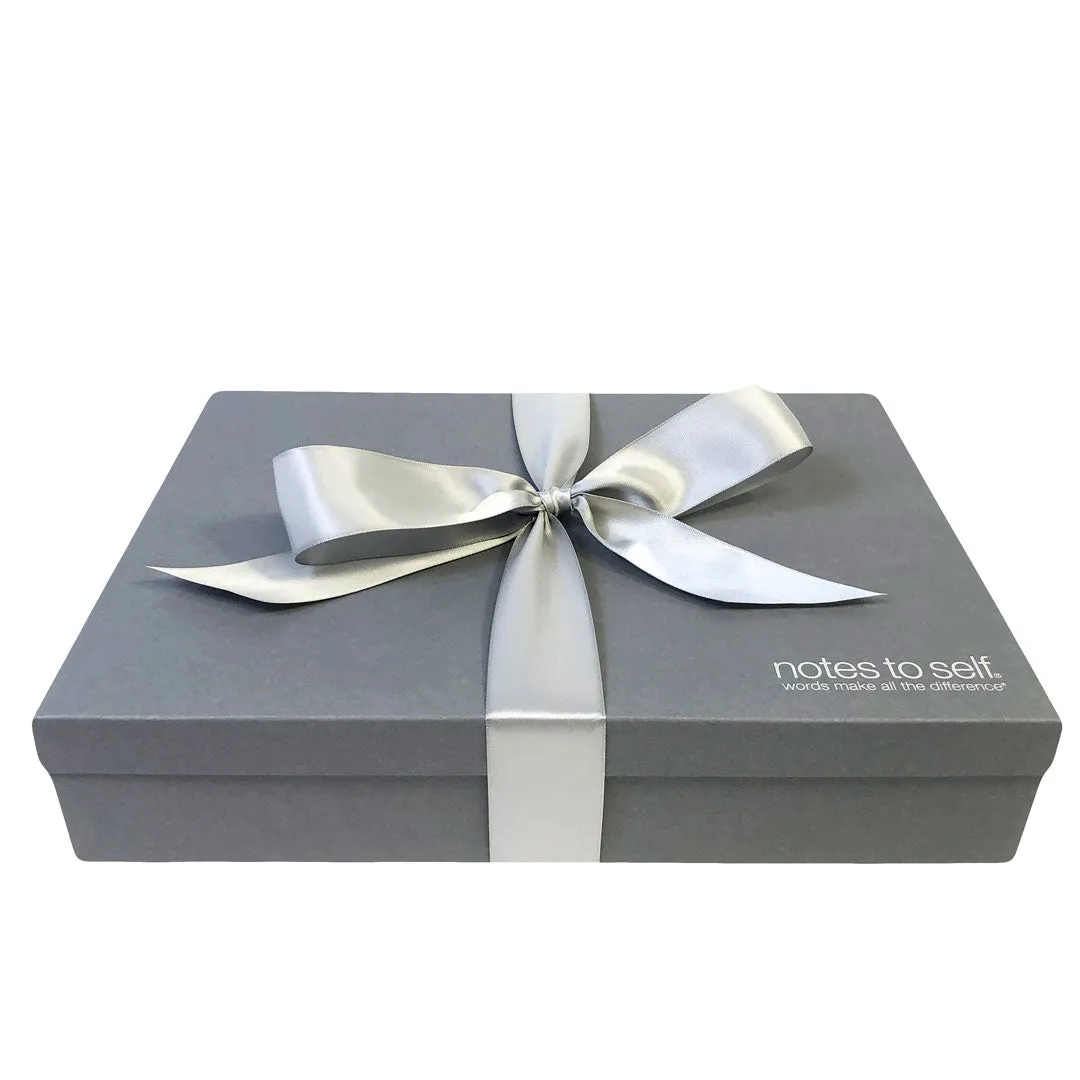 slate keepsake box (socks sold separately) - holds up to 12 pairs