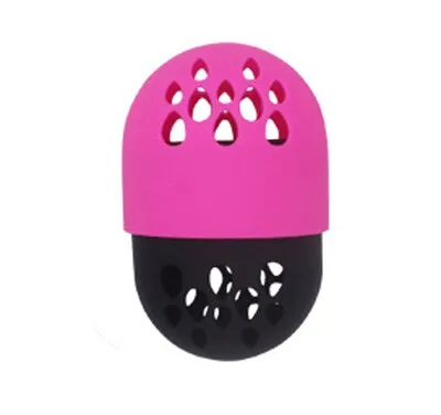 Soft Silicone Powder Puff Drying Holder Egg Stand Beauty Pad Makeup Sponge Display Rack Cosmetic Blender Sponge Case Puff Holder