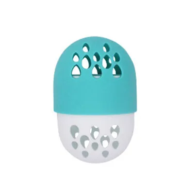 Soft Silicone Powder Puff Drying Holder Egg Stand Beauty Pad Makeup Sponge Display Rack Cosmetic Blender Sponge Case Puff Holder