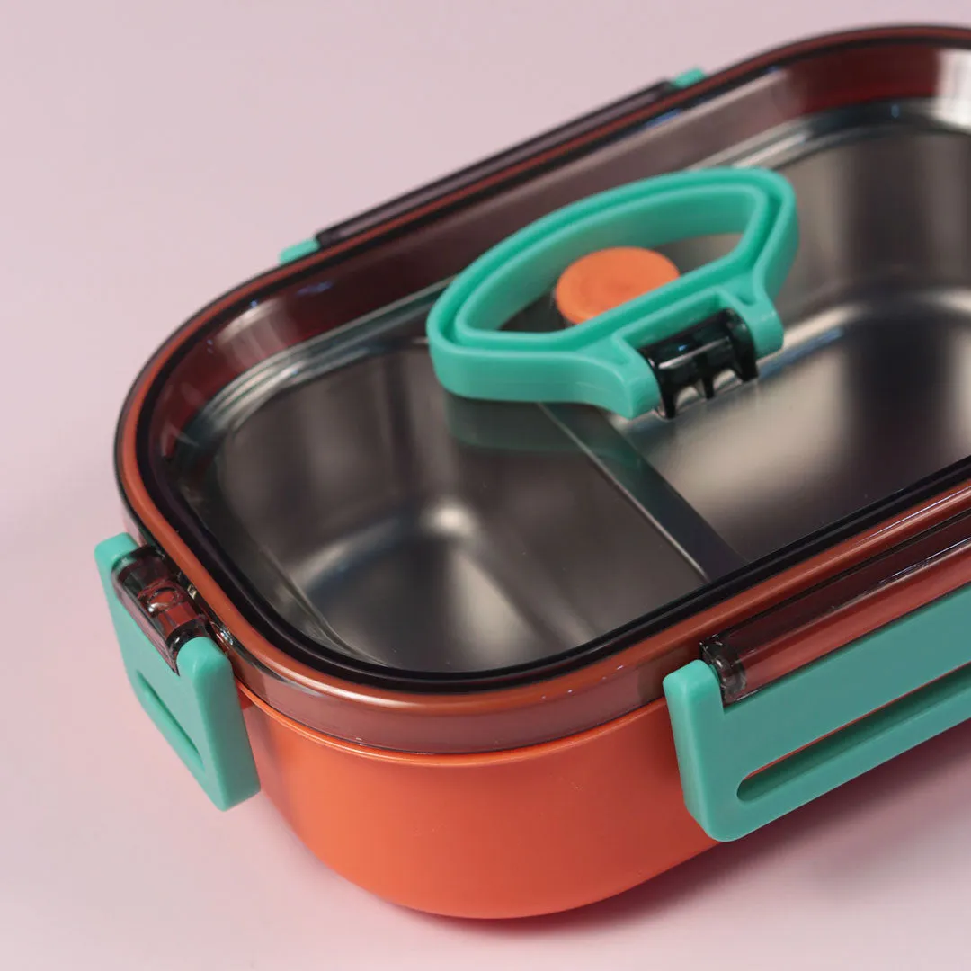 Stainless Steel Lunch Box -Orange(LB-8871)