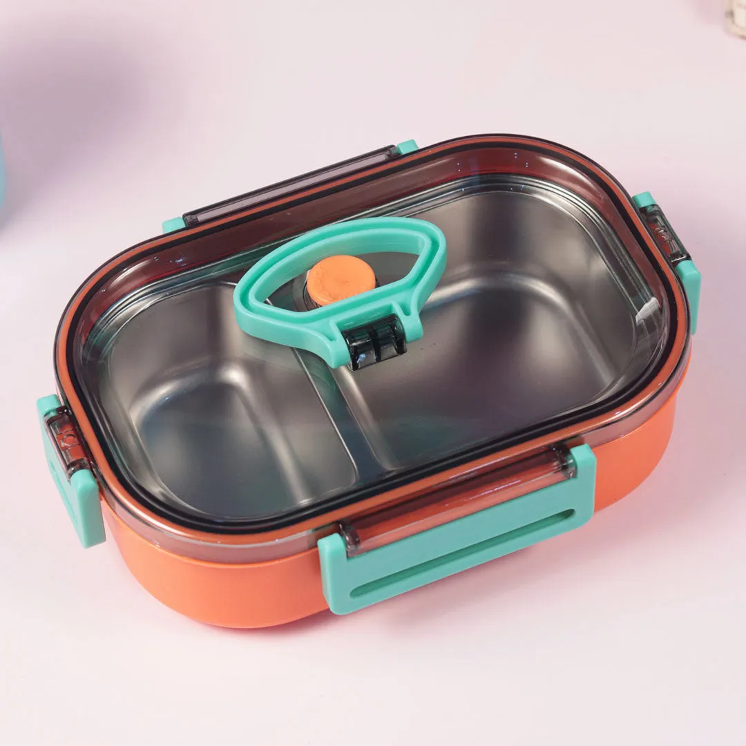 Stainless Steel Lunch Box -Orange(LB-8871)