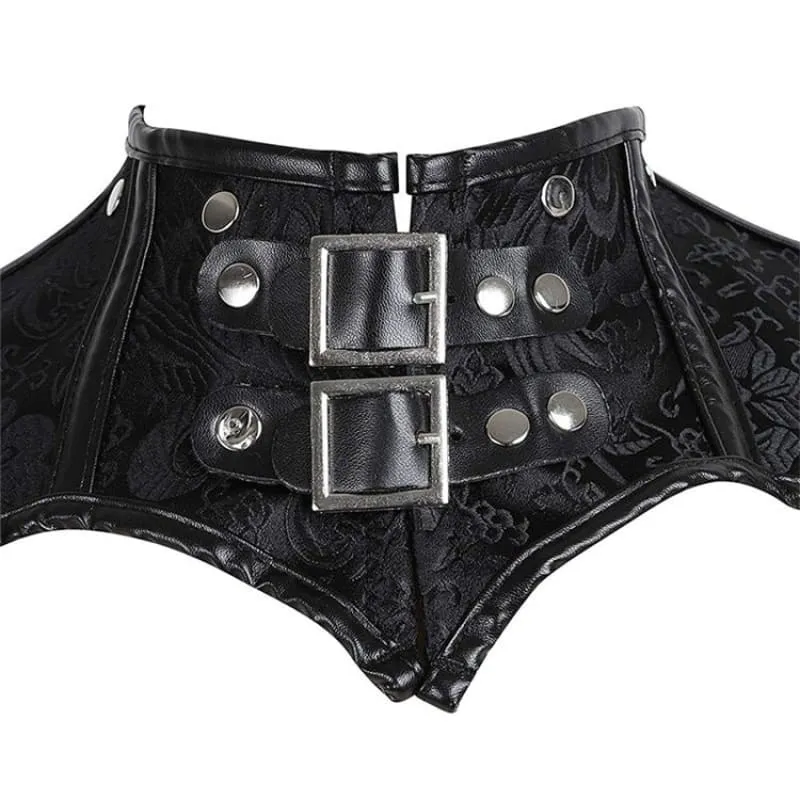 Steampunk Gothic Emo Corset Shapewear with Unique Detailing