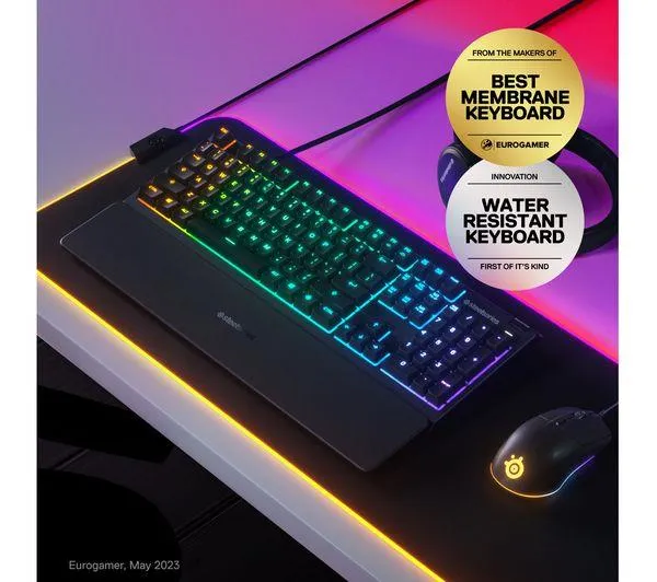 SteelSeries Apex 3 RGB USB Gaming Keyboard