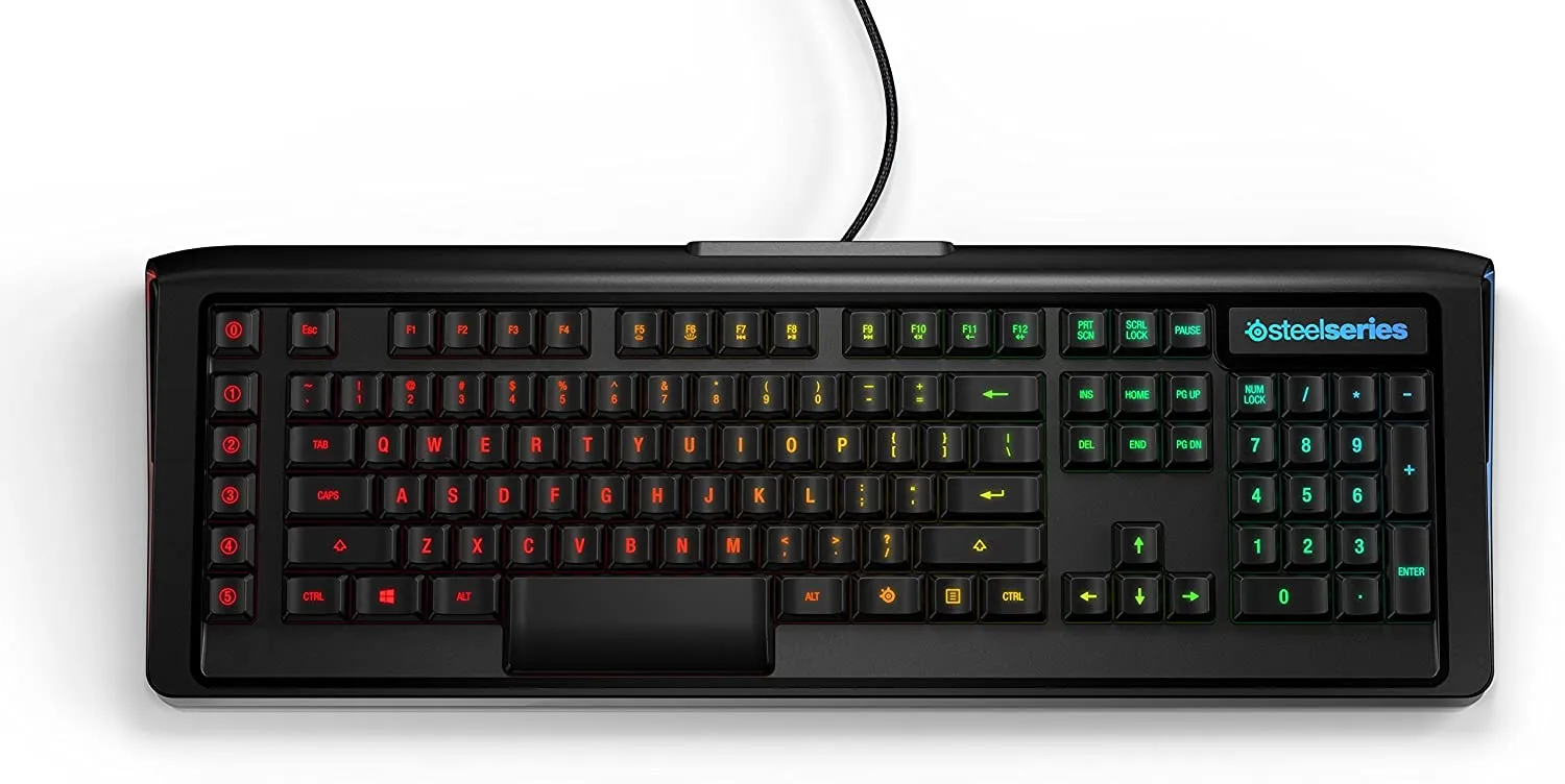 SteelSeries Keyboard Apex M800 RGB Mechanical Gaming Keyboard - RGB LED Backlit - Linear & Quiet Switch