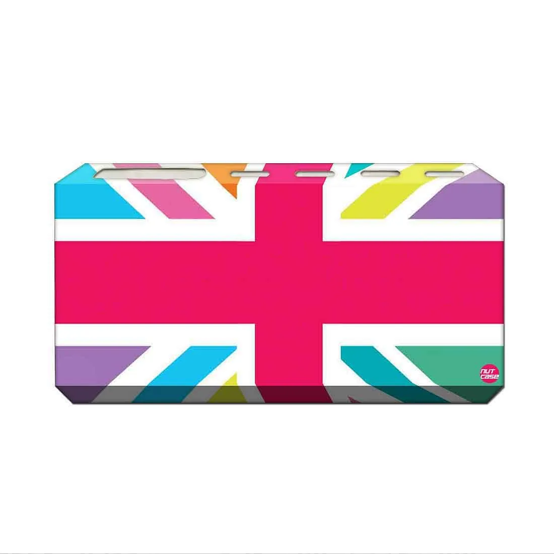 Toothbrush Holder Wall Mounted -Multicolor Union Jack British Flag