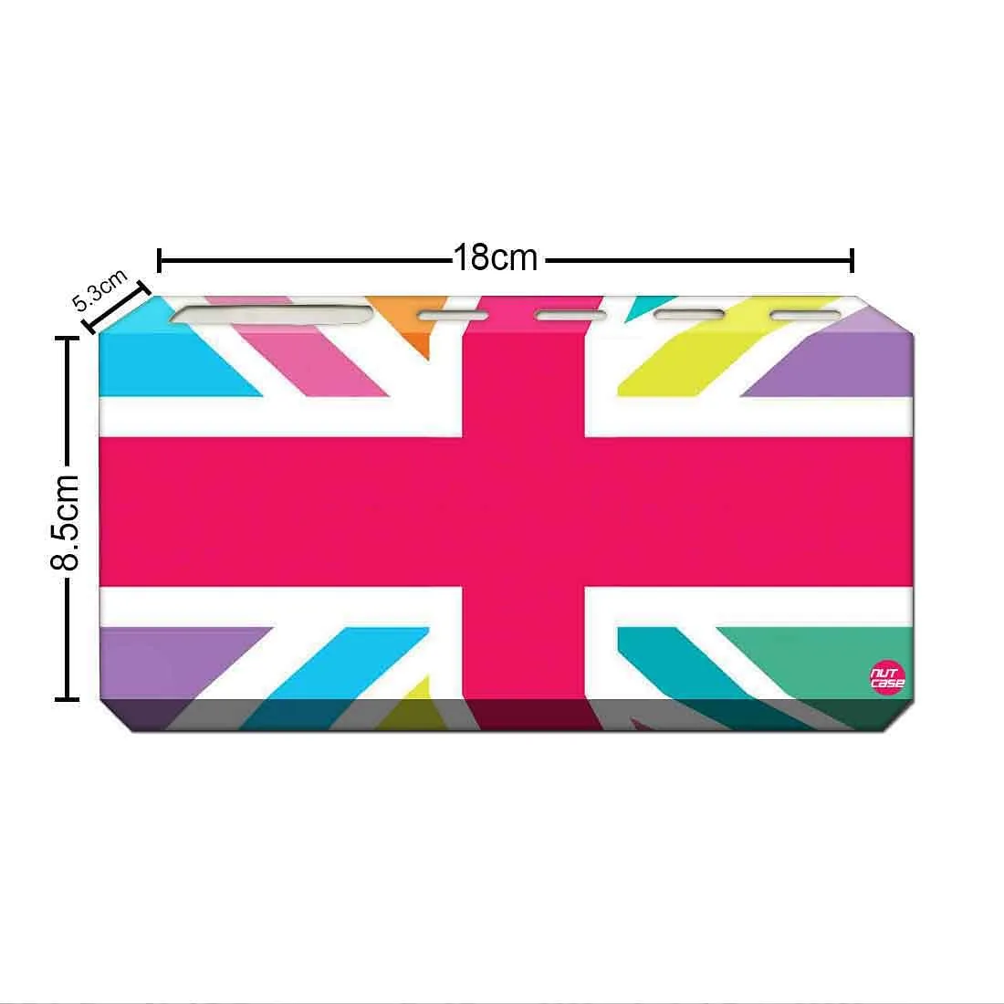 Toothbrush Holder Wall Mounted -Multicolor Union Jack British Flag