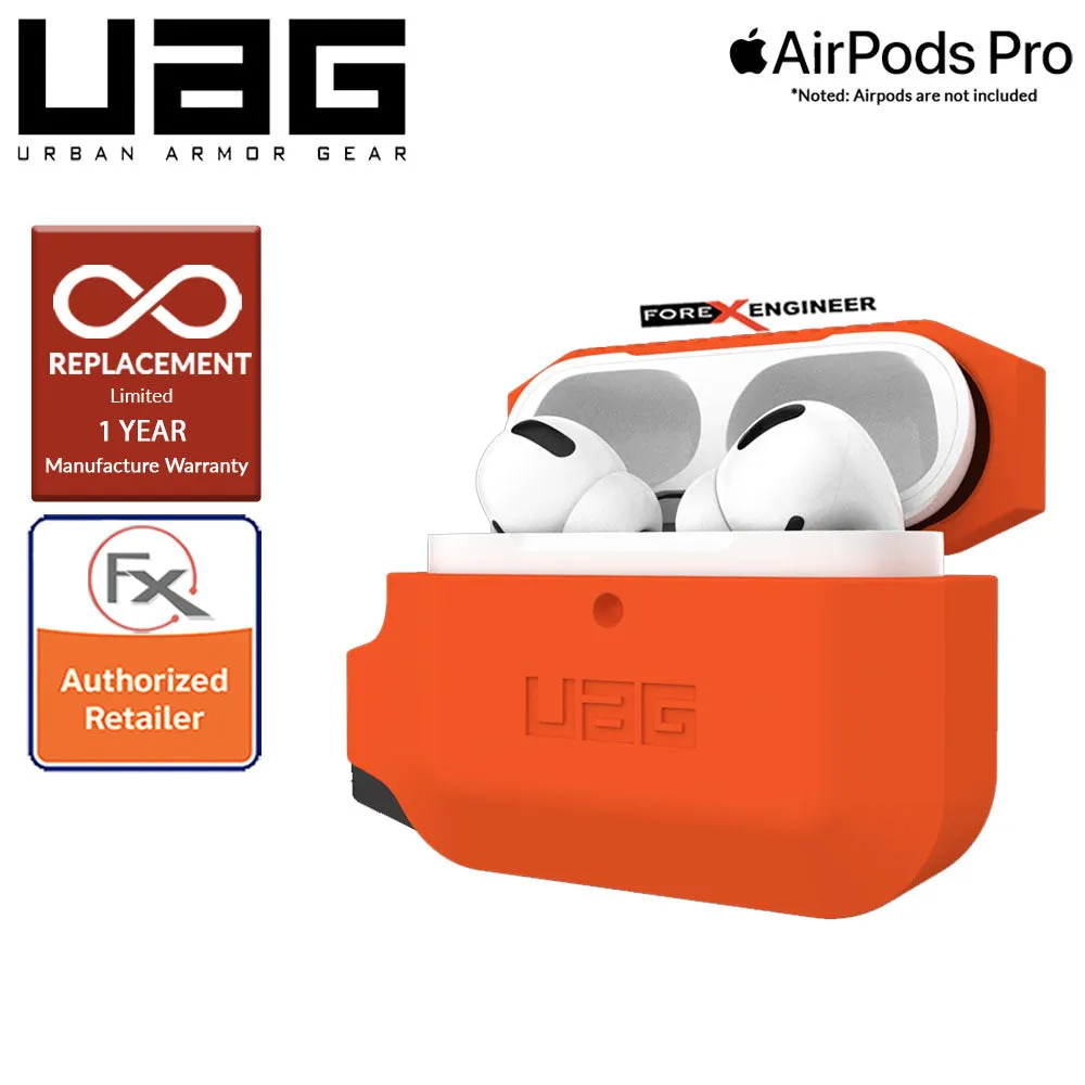 UAG AirPods Pro Silicone Case - Orange - Black Color