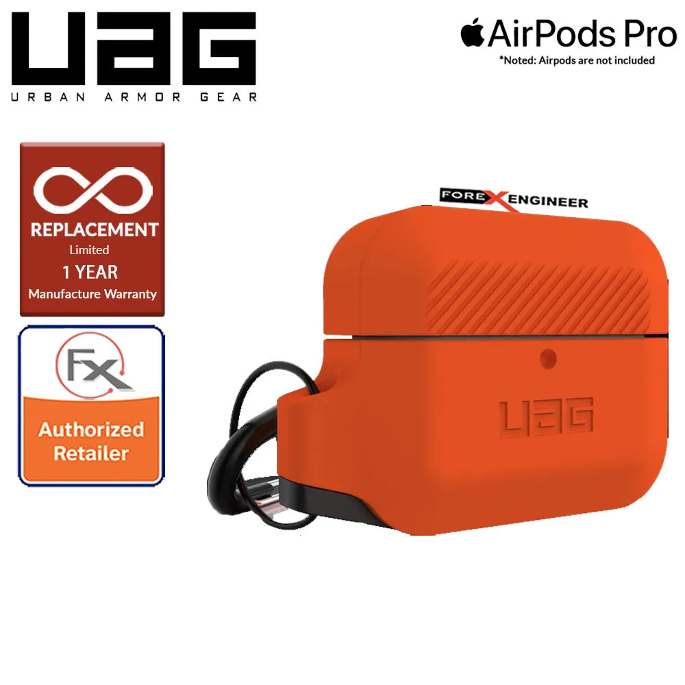 UAG AirPods Pro Silicone Case - Orange - Black Color