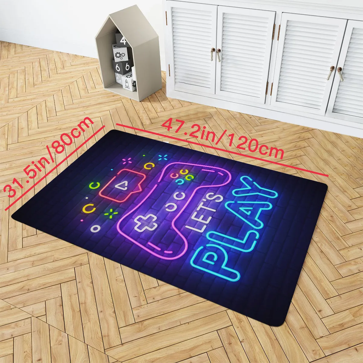 Ultimate Gaming Experience with 3D MachineWashable Rug