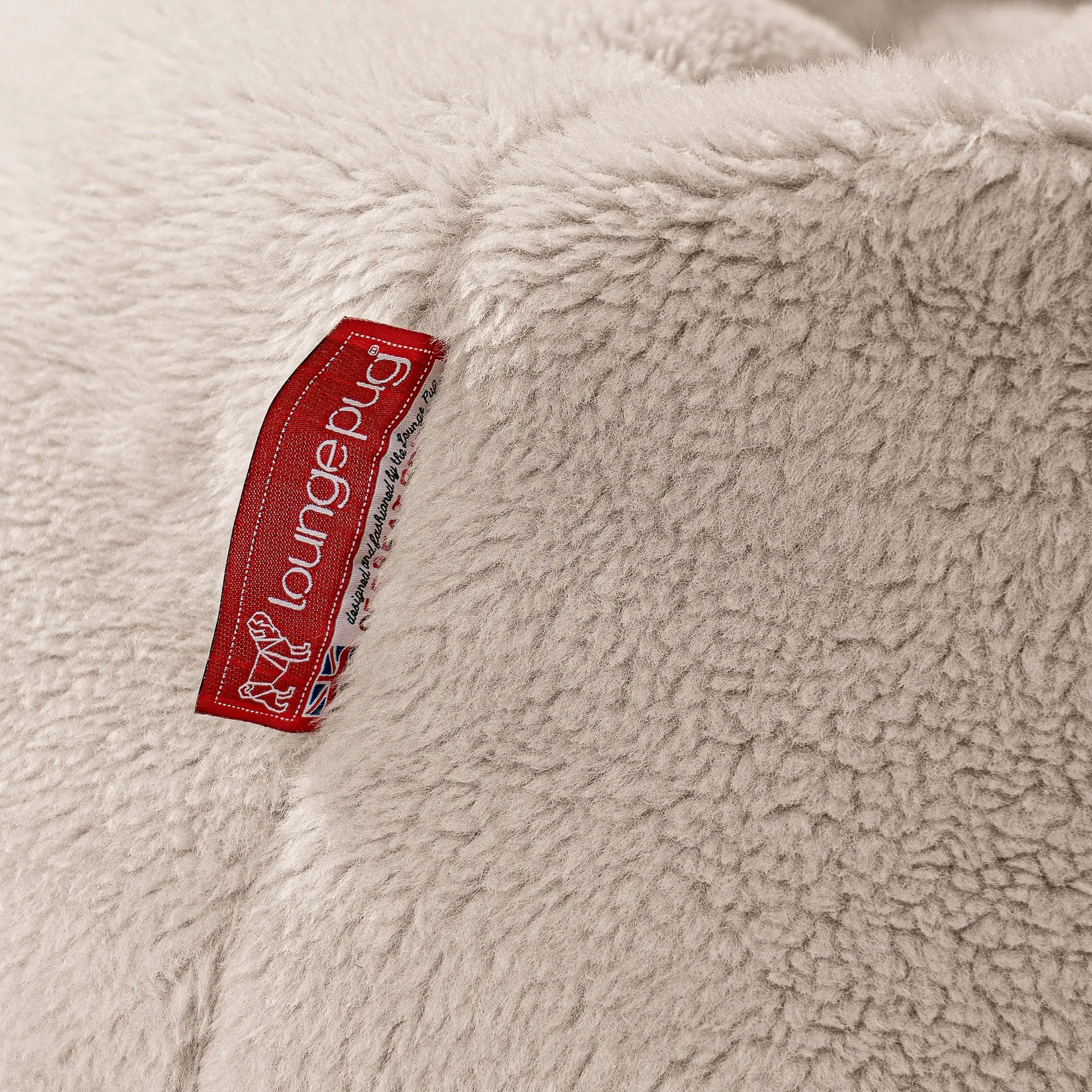 Ultra Lux Gaming Bean Bag Chair - Teddy Faux Fur Mink